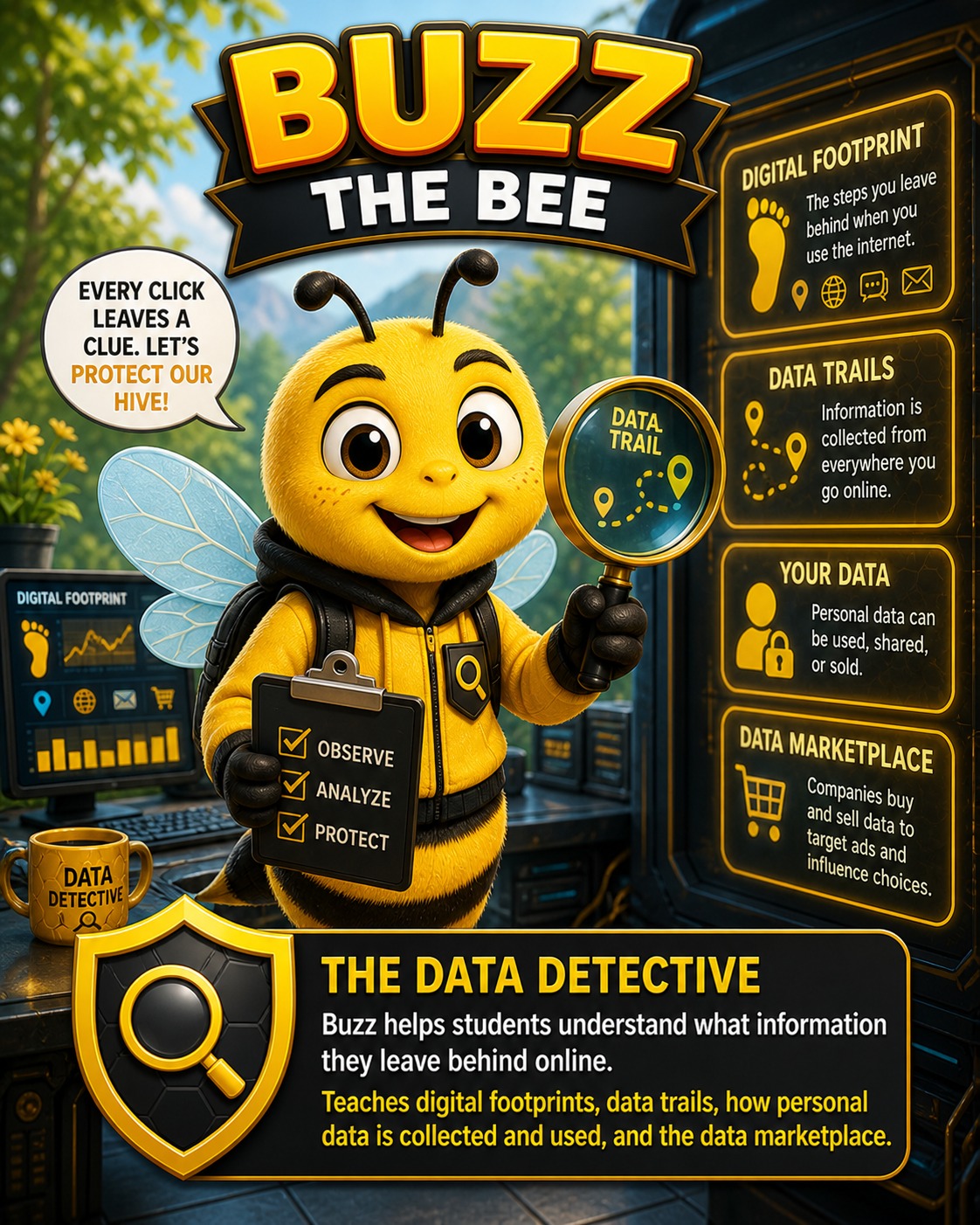Buzz the Bee - The Data Detective