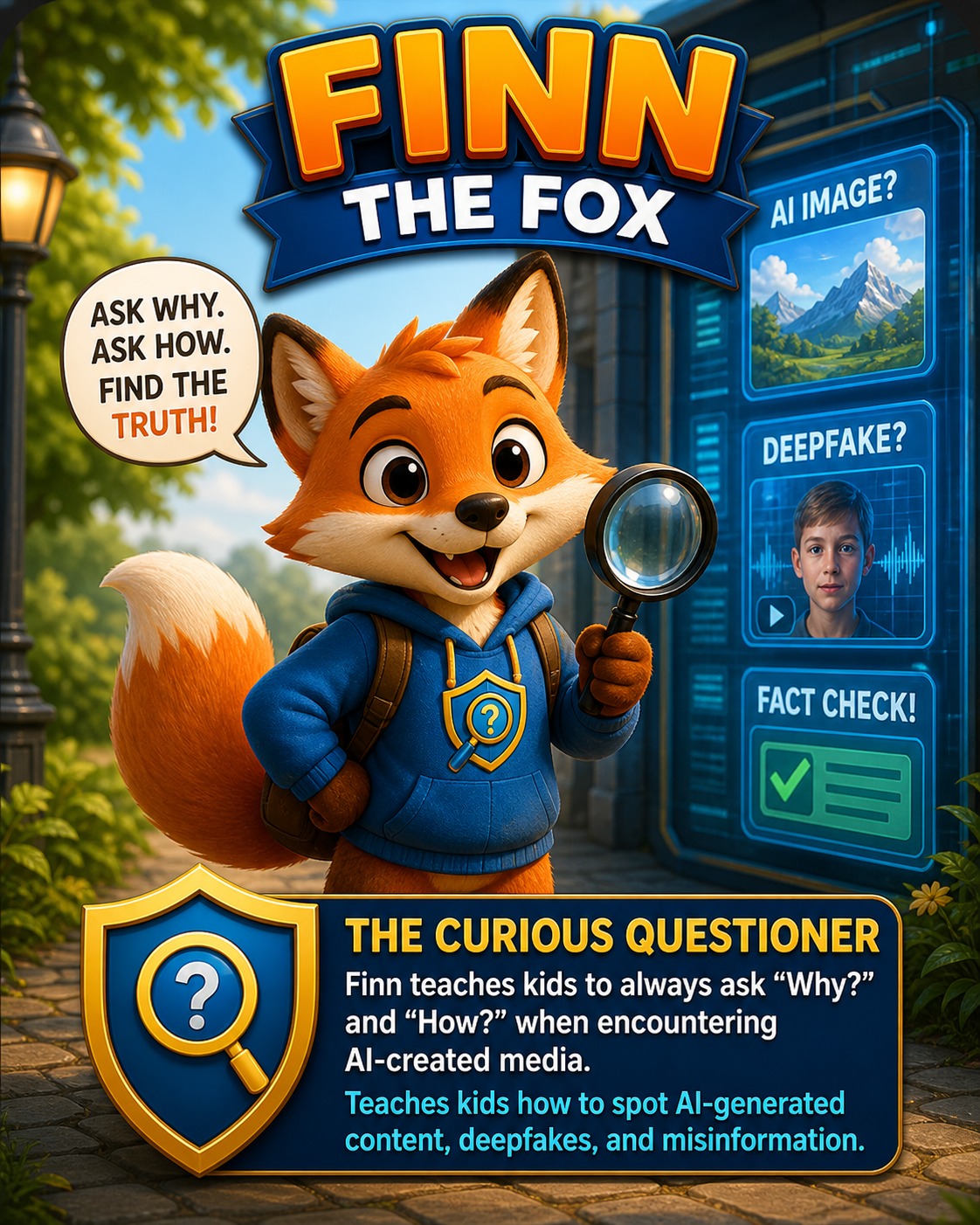 Finn the Fox - The Curious Questioner